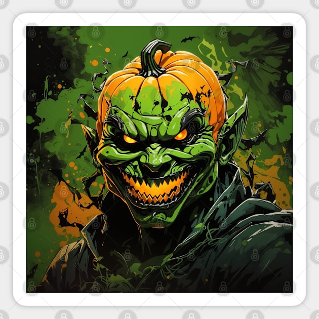 Pumpkin monster Magnet by ArtDesigner